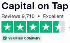 Capital On Tap Trustpilot review screenshot